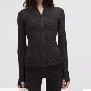 Lululemon - Define Jacket Nulu Flocked - Polka Flock Black